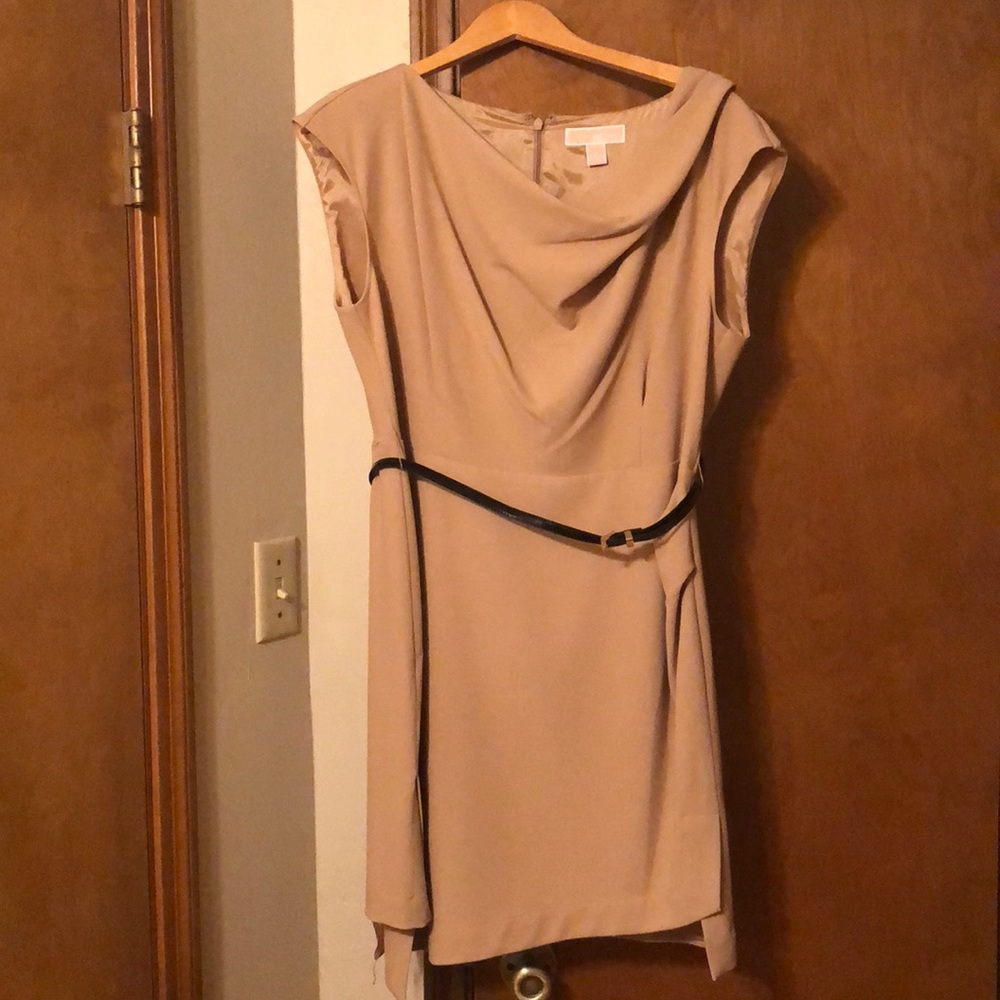 Beige Micheal Kor’s Dress